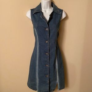 London Blue Stretch Denim Dress size S